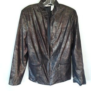 VGW-Kim Rodgers metallic brown black jacket